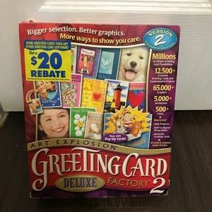 Greeting card factory computer disc